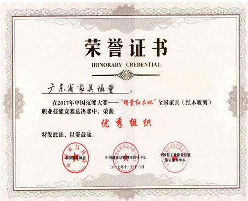 广东家协斩获全国家具·红木雕刻技能竞赛三项殊荣